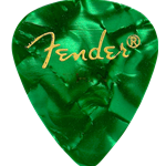 Fender 351 Green Moto Picks (12 Pack)