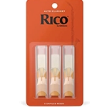D'Addario RDA0330 Rico Alto Clarinet Reeds, Strength 3, 3-pack