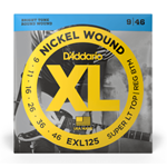 D'Addario EXL125 Nickel Wound Electric Guitar Strings 9-46