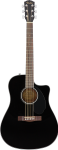 Fender 0970113006 Cd-60SCE Dreadnought, Black