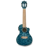 Lanikai QMBLCEC Quilted Maple Blue Electric Uke