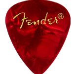 Fender 351 Red Moto Picks (12 Pack)