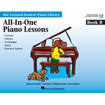 All-In-One Piano Lessons w/ CD: Book B (Clearance)