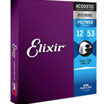 Elixir Acoustic 12-53 light 80/20 Bronze Guitar Strings