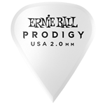 Ernie Ball 2.0mm White Sharp Prodigy Picks 6-pack