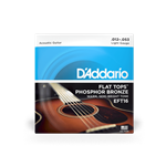 D'Addario EFT16 12-53 Flat Wound Acoustic Guitar Strings