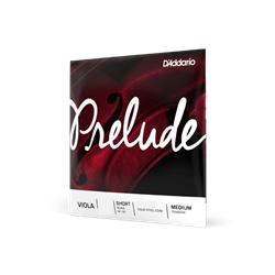 D'Addario Prelude Viola SINGLE Strings, Short Scale, Medium Tension