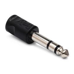 Hosa 3.5 mm TRS to 1/4 in TRS Adapter