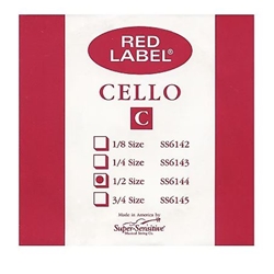 Super Sensitive Cello C String 1/2 size