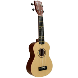 Amahi Light Coffee Tan Soprano Uke