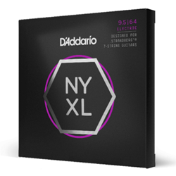 D'Addario NYXL 7-String Electric String Set 9.5-64