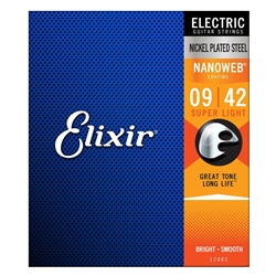 Elixir Nickel Plated Steel Electric Guitar Strings 9-42