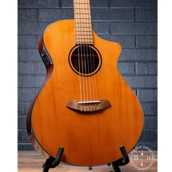 Breedlove Discovery S Concert Nylon CE Red Cedar - African Mahogany