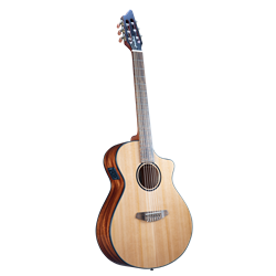 Breedlove Discovery S Concert Nylon CE Red Cedar - African Mahogany