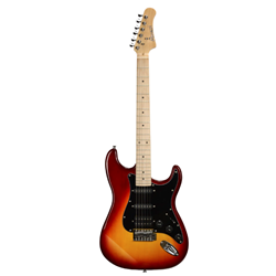 Amahi Electric Guitar w/ Gig Bag - Cherry Sunburst