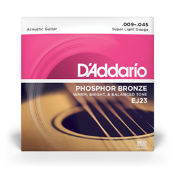 D'Addario EJ23 Super Light Acoustic Guitar Strings 9-45