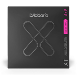 D'Addario XT Nickel Coated Electric Guitar Strings 9-42